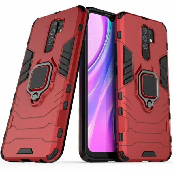 

Защитный чехол Deexe Hybrid Case для Xiaomi Redmi 9 - Red