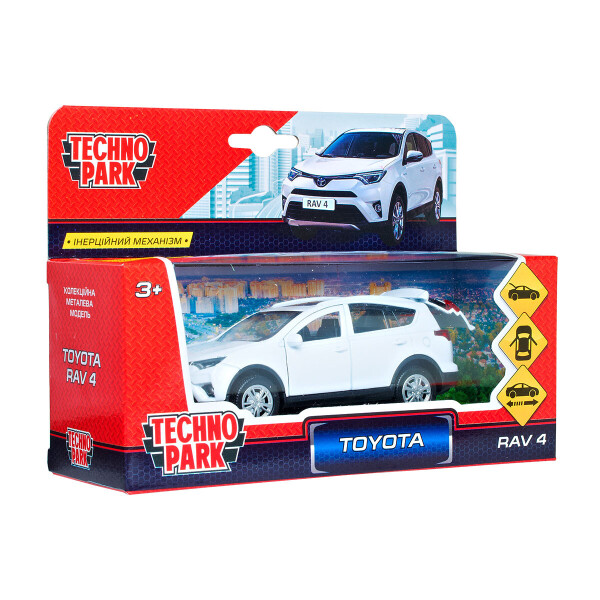 

Автомодель Технопарк Toyota Rav4 белый (RAV4-WH)