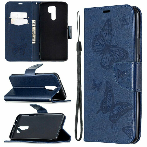 

Чехол UniCase Butterfly Pattern для Xiaomi Redmi 9 - Dark Blue