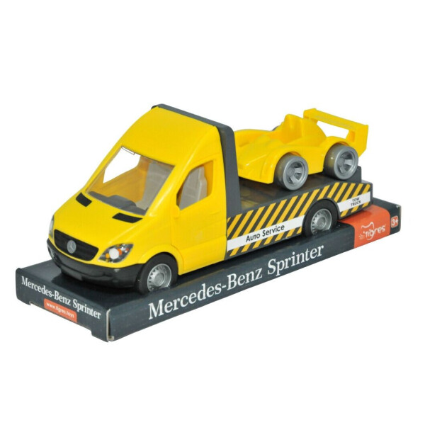 

Автомобиль Tigres Mercedes-Benz Sprinter эвакуатор на планшете желтый (39711)