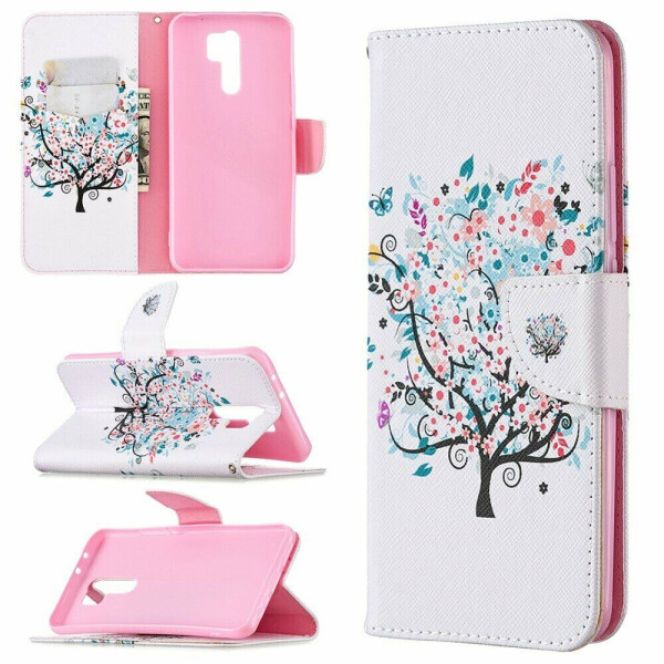 

Чехол-книжка Deexe Color Wallet для Xiaomi Redmi 9 - Tree