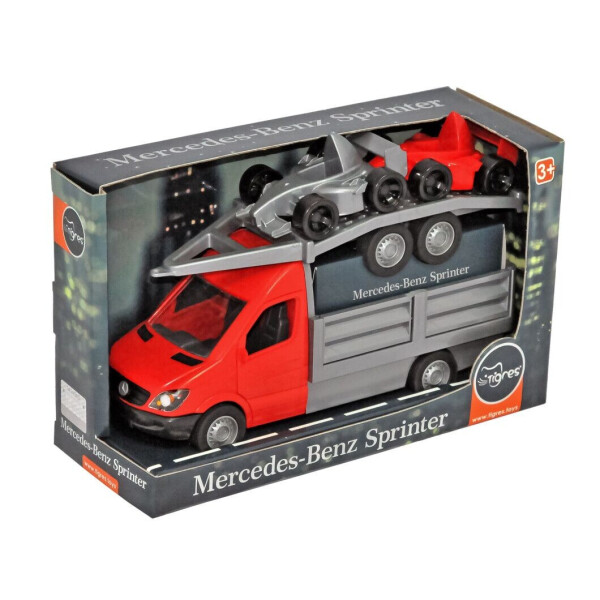 

Автомобіль Tigres Mercedes-Benz Sprinter бортовий з лафетом червоний (39669)