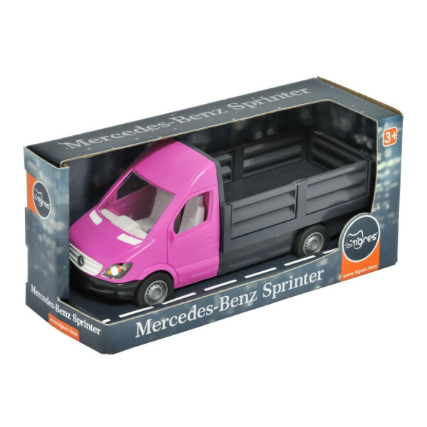 

Автомобиль Tigres Mercedes Benz Sprinter бортовой розовый (39674)