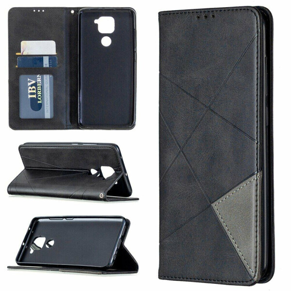 

Чехол UniCase Geometric Pattern для Xiaomi Redmi Note 9 / Redmi 10X - Black