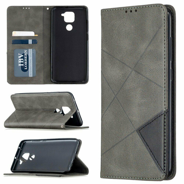 

Чехол UniCase Geometric Pattern для Xiaomi Redmi Note 9 / Redmi 10X - Grey