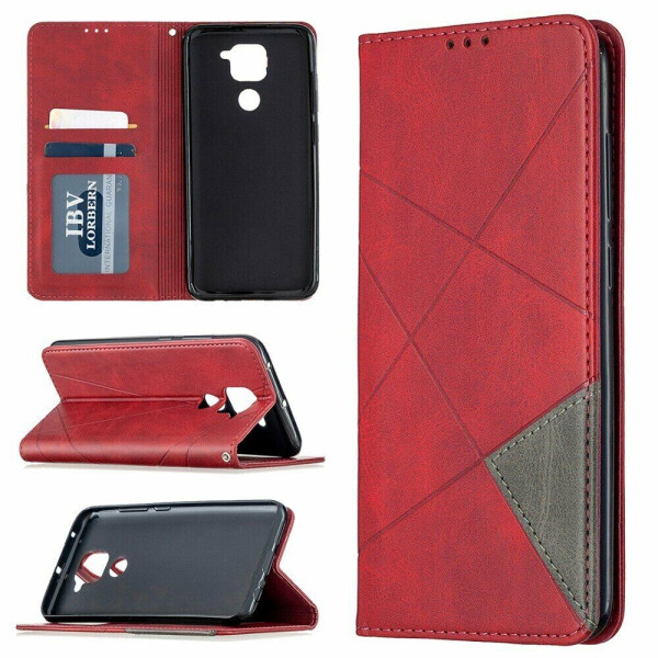 

Чехол UniCase Geometric Pattern для Xiaomi Redmi Note 9 / Redmi 10X - Red