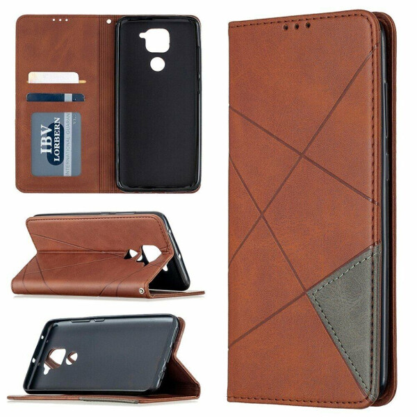 

Чехол UniCase Geometric Pattern для Xiaomi Redmi Note 9 / Redmi 10X - Coffee