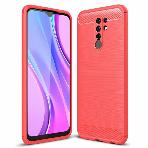 

Защитный чехол UniCase Carbon для Xiaomi Redmi 9 - Red