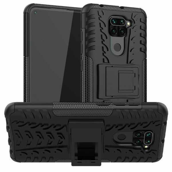 

Защитный чехол UniCase Hybrid X для Xiaomi Redmi Note 9 / Redmi 10X - Black