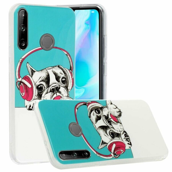 

Силиконовый (TPU) чехол Deexe LumiCase для Huawei P40 Lite E - Dog