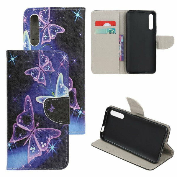 

Чехол-книжка Deexe Color Wallet для Huawei P Smart S - Vivid Butterflies