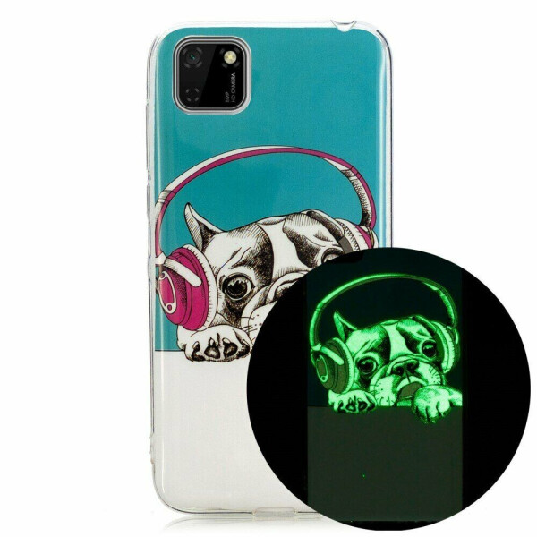 

Силиконовый (TPU) чехол Deexe LumiCase для Huawei Y5p - Dog