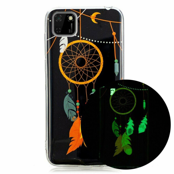 

Силиконовый (TPU) чехол Deexe LumiCase для Huawei Y5p - Feather Dream Catcher