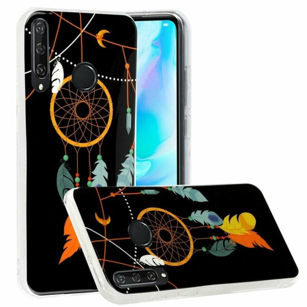 

Силиконовый (TPU) чехол Deexe LumiCase для Huawei Y6p - Feather Dream Catcher