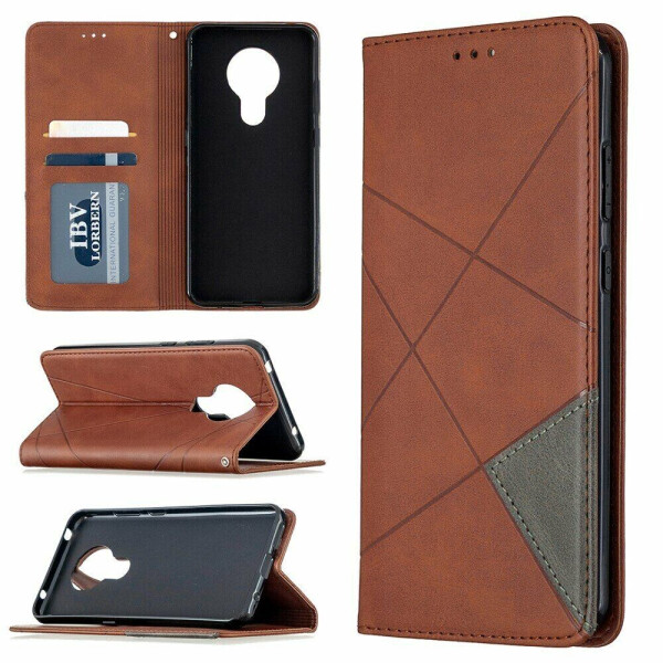 

Чехол UniCase Geometric Pattern для Nokia 5.3 - Coffee