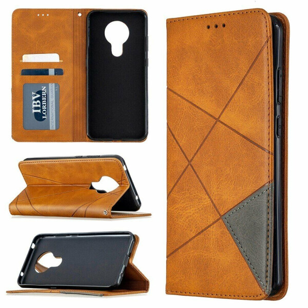 

Чехол UniCase Geometric Pattern для Nokia 5.3 - Brown