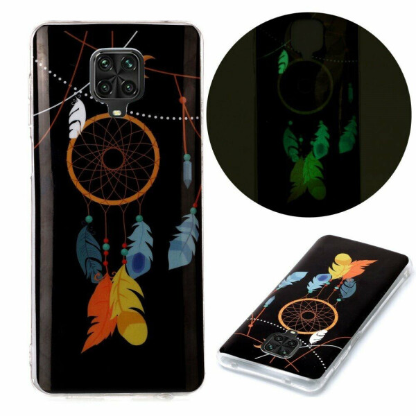 

Силиконовый (TPU) чехол Deexe LumiCase для Xiaomi Redmi Note 9 Pro / Note 9 Pro Max / Note 9s - Feather Dream Catcher