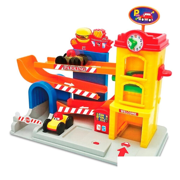 

Игровой набор Kiddieland Занимательный гараж со звуком (055707)