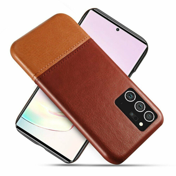

Защитный чехол KSQ Dual Color для Samsung Galaxy Note20 Plus/Note20 Ultra - Dark Brown/Light Brown