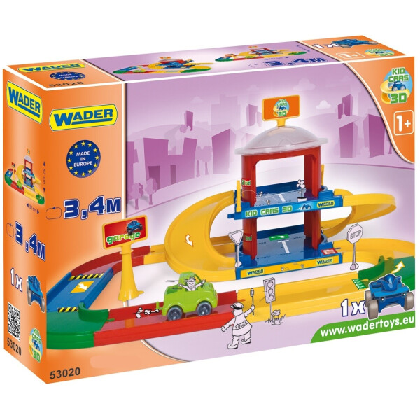 

Гараж Wader 2 этажа Kid Cars 3D (53020)