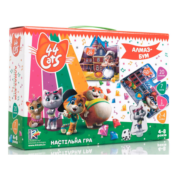

Игра настольная 44 Коты Алмаз-Бум (рус) Vladi Toys (VT8055-07)