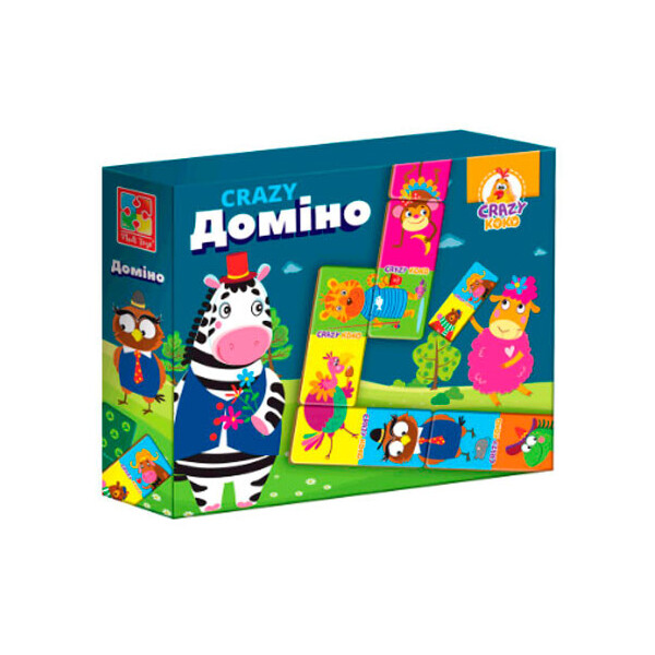 

Crazy Домино, настольная игра (укр), Vladi Toys