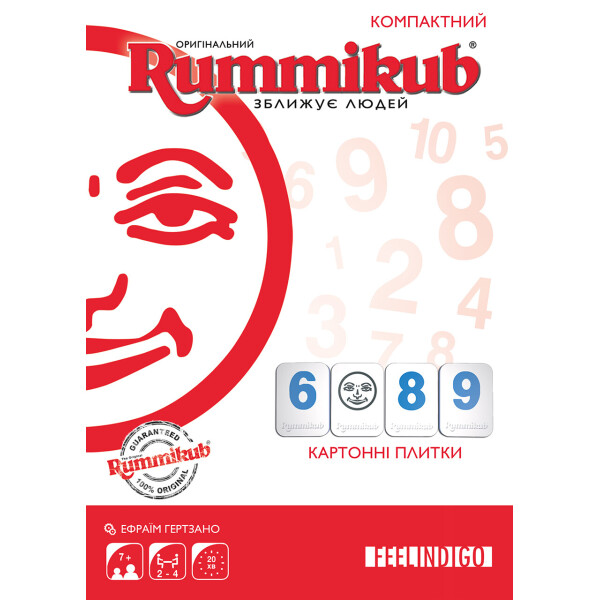 

Rummikub настольная игра Feelindigo, компактная версия (FI8500)