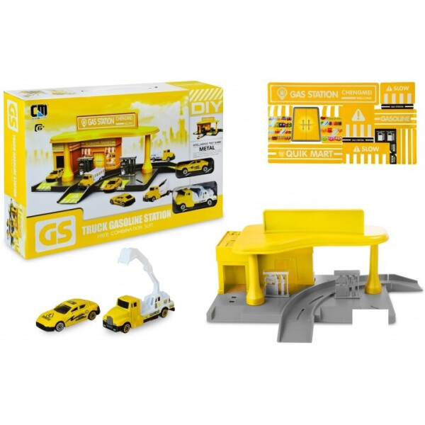 

Игровой набор Shantou Заправочная станция Строители (CM559-22B)