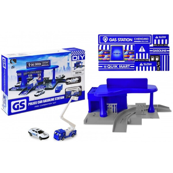 

Игровой набор Shantou Заправочная станция Полиция (CM559-32B)