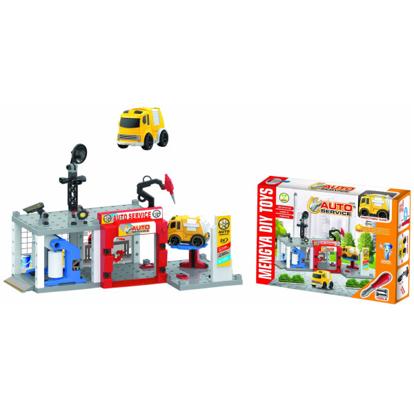 

Игровой набор Mengya Станция технического обслуживания с мойкой (MY3105)