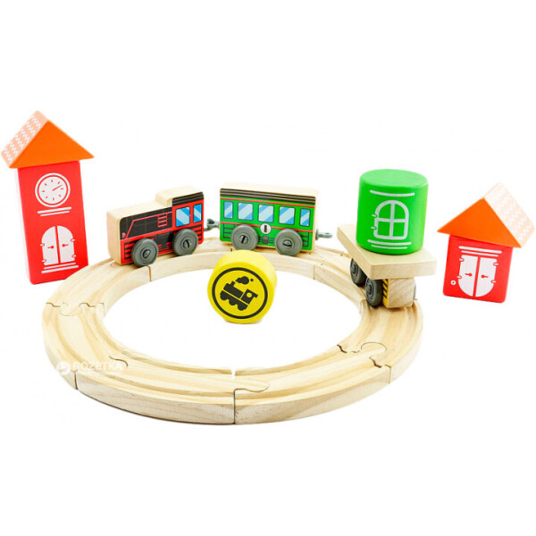 

Игральный Набор Мир деревянных игрушек Трасса Локомотив (Д406)