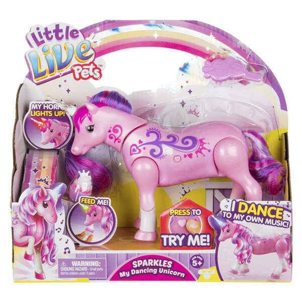 

Интерактивная игрушка Little Live Pets Танцующий единорог Искорка (28683)