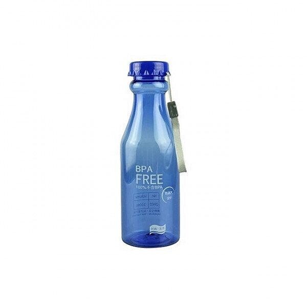 

Фитнес бутылка BPA Free 550 мл синяя