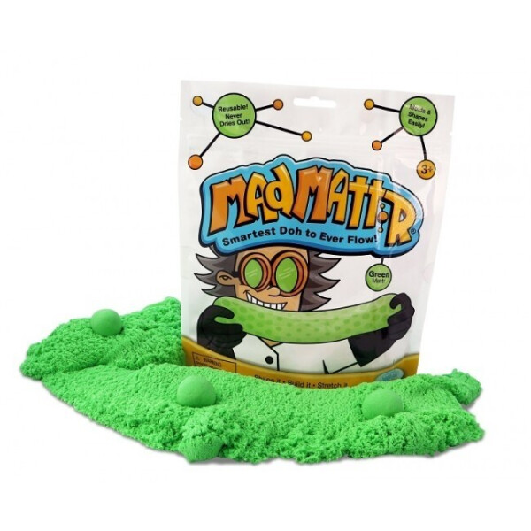 

Нанокинетический песок Waba Fun Mad Mattr зеленый 283 г (210-700)