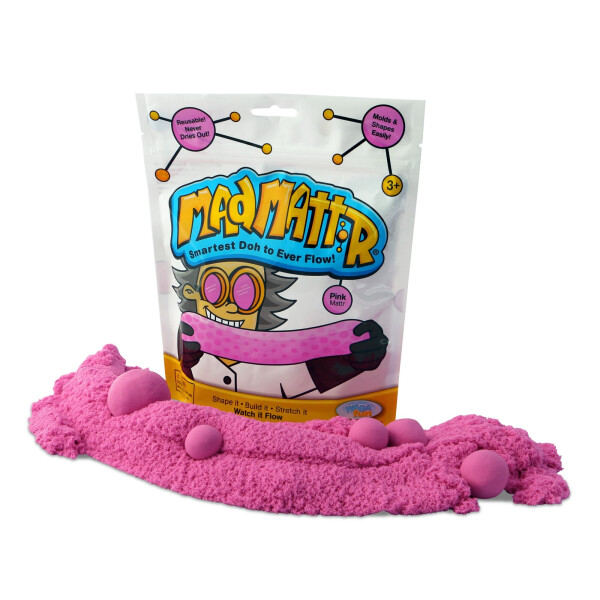 

Нанокинетический песок Waba Fun Mad Mattr розовый 283 г (210-400)