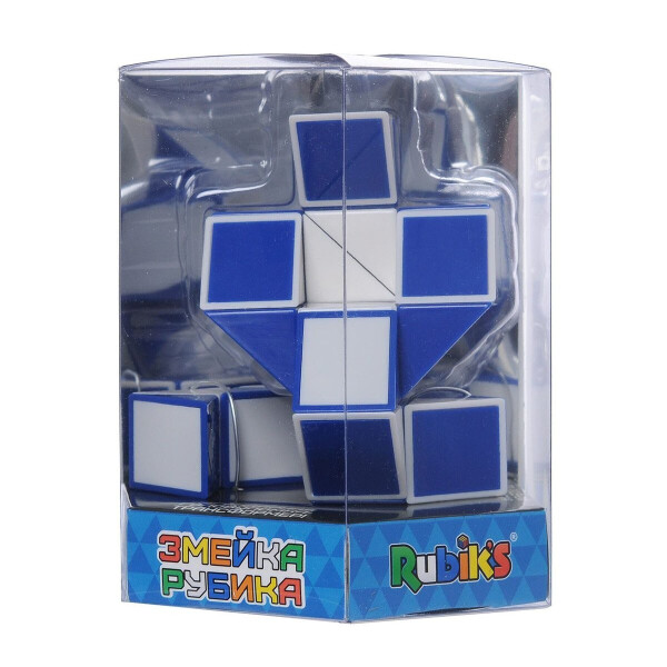

Головоломка Rubiks Змейка Бело-голубая (RBL808-1)