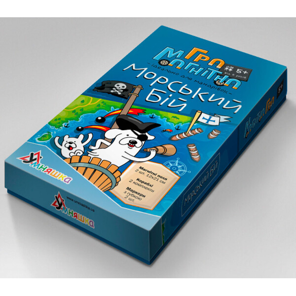 

Игра магнитная Умняшка Морской бой (1401)