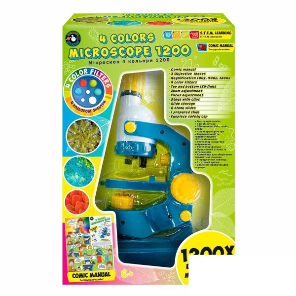 

Игровой набор Science Agents Микроскоп 4 цвета 1200 (44012)