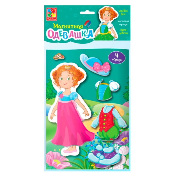 

Игра настольная мягкие пазлы-мозаика Vladi Toys Принцесса рус (VT3204-16)