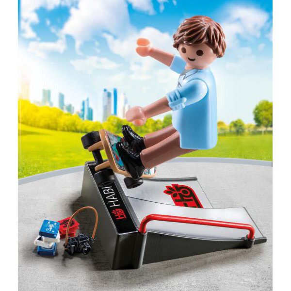 

Игровой набор Playmobil Скейтбордист с трамплином (9094)