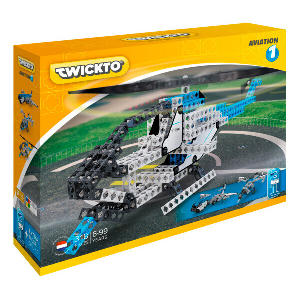

Конструктор Twickto Aviation-1 318 элементов (вертолет, самолет, космический корабль) (15073820)
