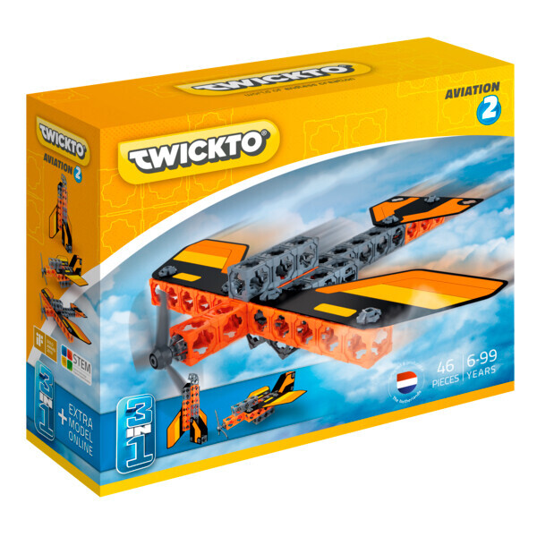

Конструктор Twickto Aviation-2 46 элементов (аэроплан, космический корабль, самолет) (15073821)