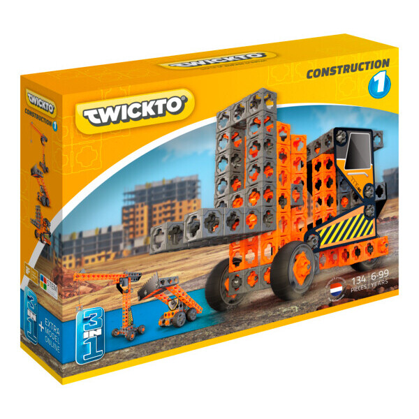 

Конструктор Twickto Construction-1 134 элемента (кран, погрузчик, экскаватор) (15073822)