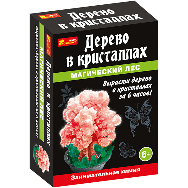 

Набор для опытов Ranok-Creative Магический лес Дерево в кристаллах красное