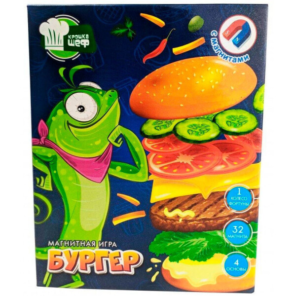 

Магнитная игра Vladi Toys Бургер (рус) (VT2310-02)