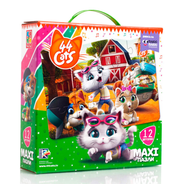 

Макси пазлы Vladi Toys 44 Котенка На ферме укр (VT1722-01)