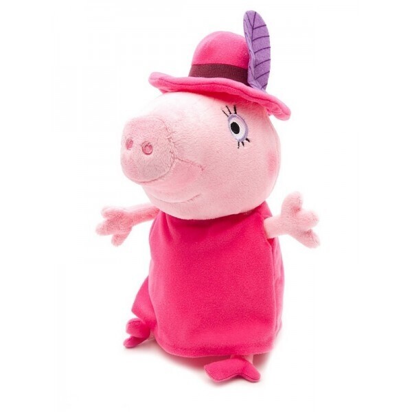 

Мягкая игрушка Peppa Pig Мама Свинка в шляпе 30 см (29625)