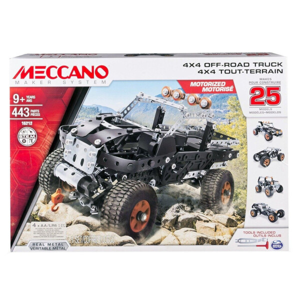 

Конструктор Meccano Автомобиль 443 элемента (6028599)
