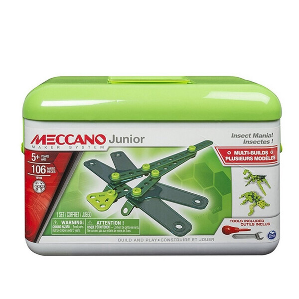 

Конструктор Meccano Насекомые 106 элементов (6027021/1)