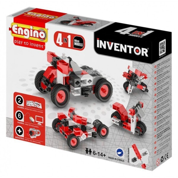 

Конструктор Engino Inventor 4в1 Мотоциклы (0432)